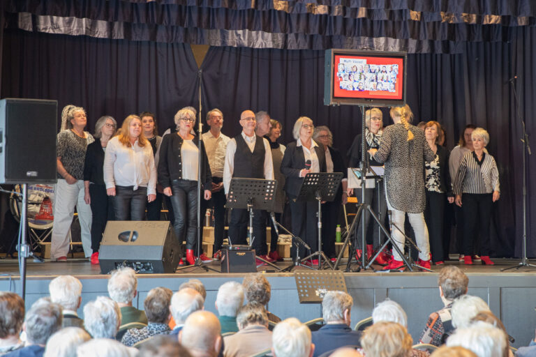 Foto koor optreden Kudelstraat